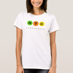 NYC Pickleballロゴ- Pocket Light中心 Tシャツ