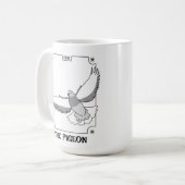 NYC Pigeon Tarot マグカップ (正面左)