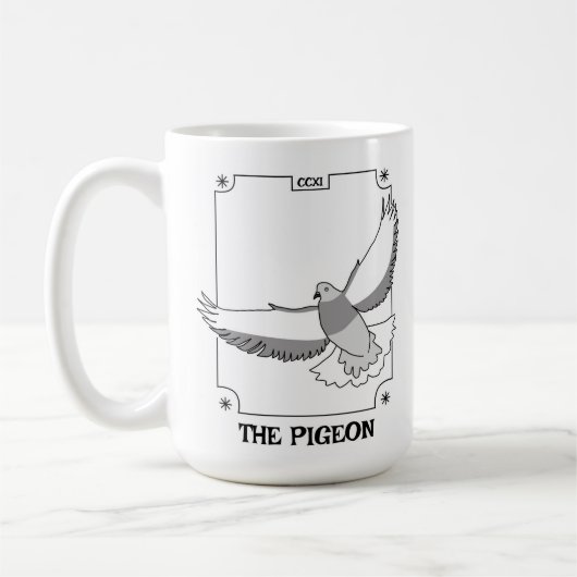 NYC Pigeon Tarot マグカップ (左)