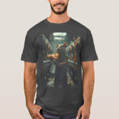 NYC "Pizza Rat" Tee, Famous Subway Rat Graphic  Tシャツ (正面)