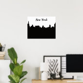 NYC Skyline ポスター (ホームオフィス)