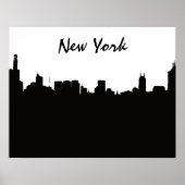 NYC Skyline ポスター (正面)