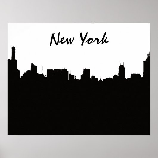 NYC Skyline ポスター (正面)