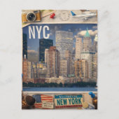 NYC – The City That Never Pauses ポストカード (正面)