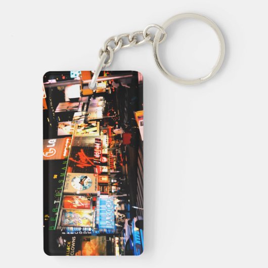 NYC Times Square Broadway Acrylic Keychain キーホルダー (裏面)