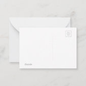 NYC Times Square Broadway New York Flat Note Card ノートカード (裏面)