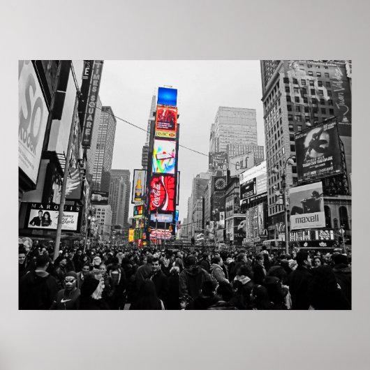 NYC Times Square Poster ポスター (正面)
