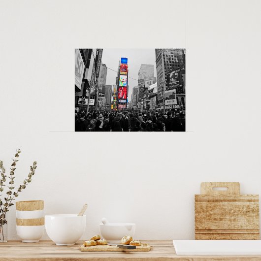 NYC Times Square Poster ポスター (キッチン)