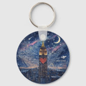 NYC to Seattle Keychain キーホルダー (裏面)