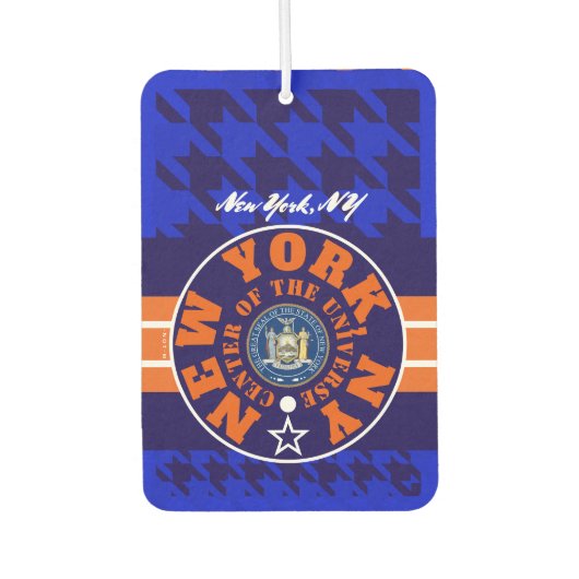 NYCCOU NEW YORK, NY (COU) 2htc カーエアーフレッシュナー (正面)