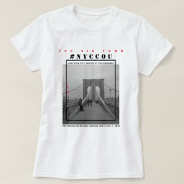 NYCCOU #NYCCOUブルックリンブリッジ Tシャツ