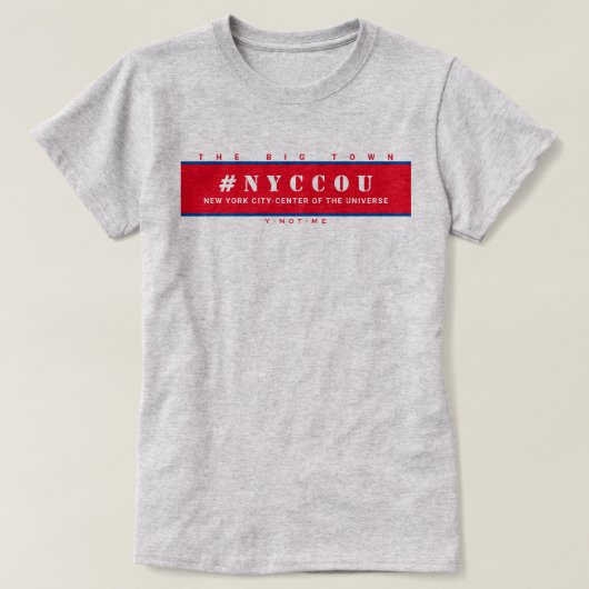 NYCCOU #NYCCOU rb Tシャツ (デザイン正面)