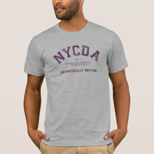 NYCDAのヒースの灰色の人のティー Tシャツ