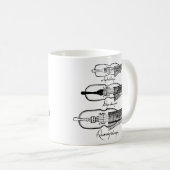 Nyckelharpaのマグ コーヒーマグカップ (正面右)