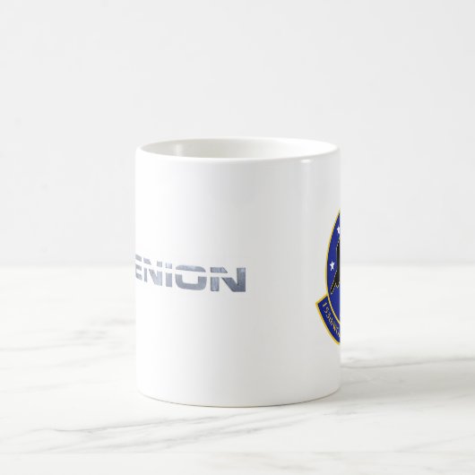 Nydenion Logo & Wolfpack Sq A コーヒーマグカップ (中央)