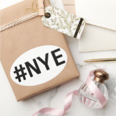#NYEステッカー 楕円形シール (ギフト)