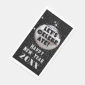 NYEディスコ祝ボールブラック (コーナー)