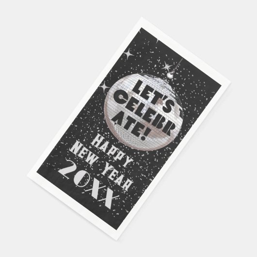 NYEディスコ祝ボールブラック (コーナー)