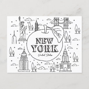 NYEニューヨーク休暇お土産NYCギフト ポストカード