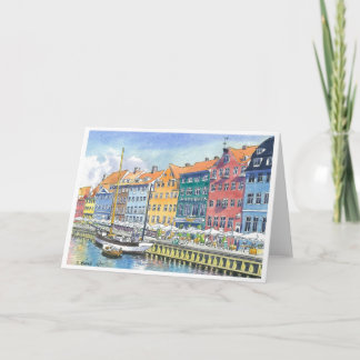 Nyhaven, Copehagen, Denmark カード
