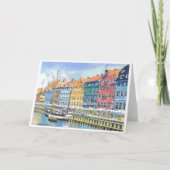 Nyhaven, Copehagen, Denmark カード (正面)