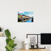 Nyhavn District, Denmark, ポスター (ホームオフィス)