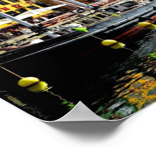 Nyhavn District, Denmark, ポスター (角)