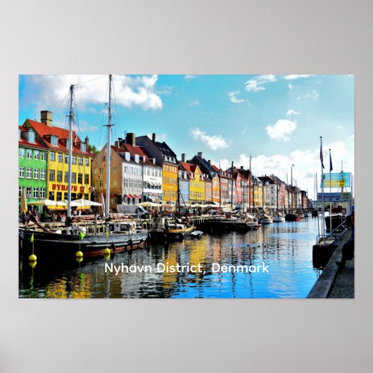 Nyhavn District, Denmark, ポスター (正面)