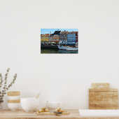 Nyhavn Harbor,コペンハーゲン,デンマーク ポスター (キッチン)
