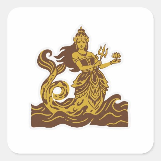 Nyi Roro Kidul スクエアシール (正面)