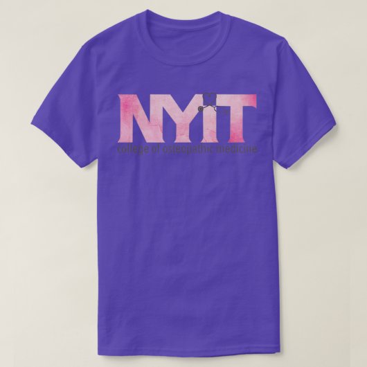 NYITCOMピンクの水色1 Tシャツ (デザイン正面)