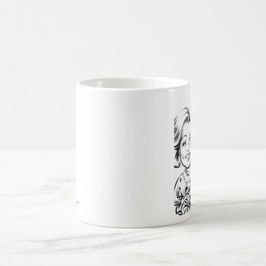 NYJTLの風刺漫画のマグのカップル コーヒーマグカップ (中央)