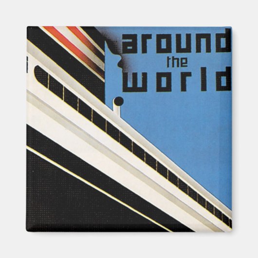 NYKを使った世界の魅力 マグネット (正面)