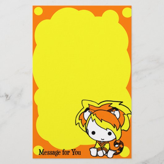 Nykoの文房具 便箋 (正面)