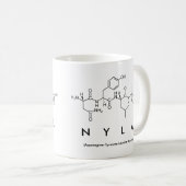 Nylaペプチド名mug コーヒーマグカップ (正面右)