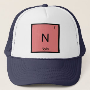 Nyla名化学元素周期表 キャップ