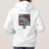 Nylo of Maradon women's hooded sweatshirt パーカ (裏面)