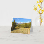 Nymph Lake Trail in Early Autumn カード (黄色い花)