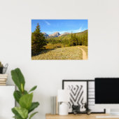 Nymph Lake Trail in Early Autumn ポスター (ホームオフィス)