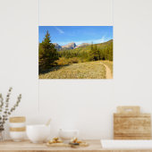 Nymph Lake Trail in Early Autumn ポスター (キッチン)