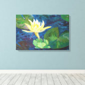 Nymphéa キャンバスプリント (インサイチュ (ウッドフロア))