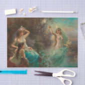 Nymphen bei Sonenaufgang by Hans Zatzka 薄葉紙 (クラフト)