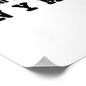 nymphoバーコードデザイン ポスター (角)