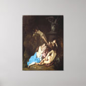 Nymphs by a Fountain (early 1650s) キャンバスプリント (正面)