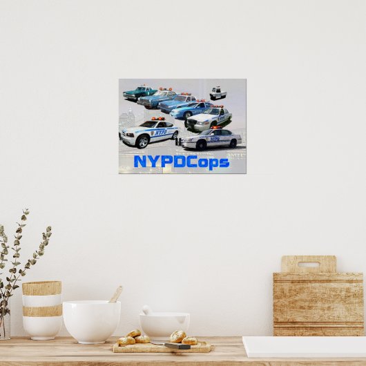 NYPDCopsポスター ポスター (キッチン)