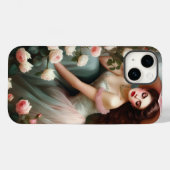 Nyra A女ビクトリアン性 Case-Mate iPhoneケース (裏面 (横))