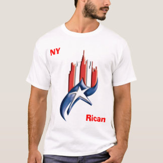 NYrican、NY、Rican Tシャツ