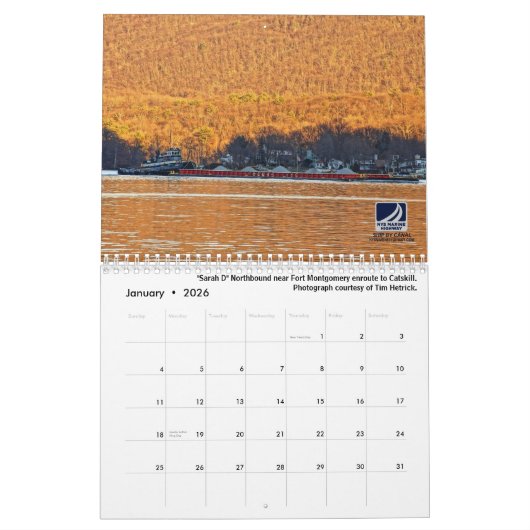 NYSの海洋のハイウェーの引っ張り及びはしけの2018カレンダー カレンダー (1月 2026)