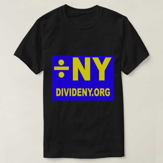 NYS Tシャツを分割 Tシャツ (デザイン正面)