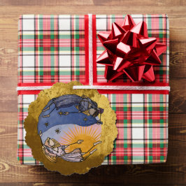 NyxとHespera (Night and Day)古代ギリシャ語 オーナメントカード